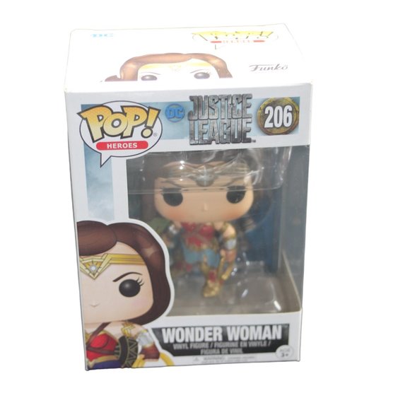 Funko Pop DC Justice League Movie Wonder Woman Toy Vinyl Figure # 206 - Picture 1 of 10